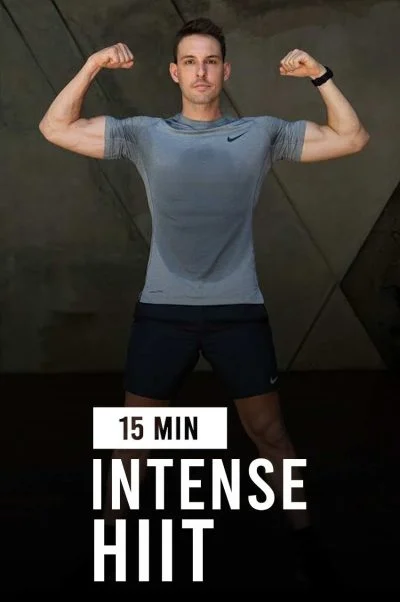 15 دقیقه تمرین شدید HIIT 